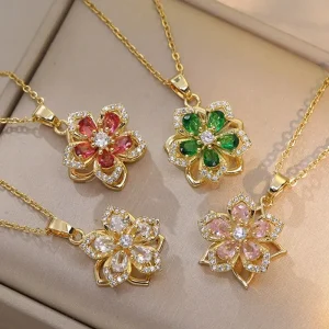 Collier Fleur de Cristal
