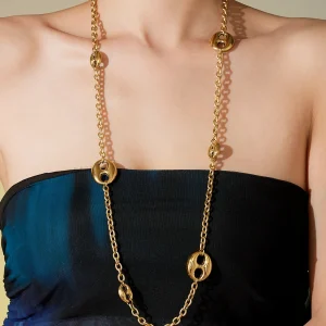 Collier Maille Marine XL