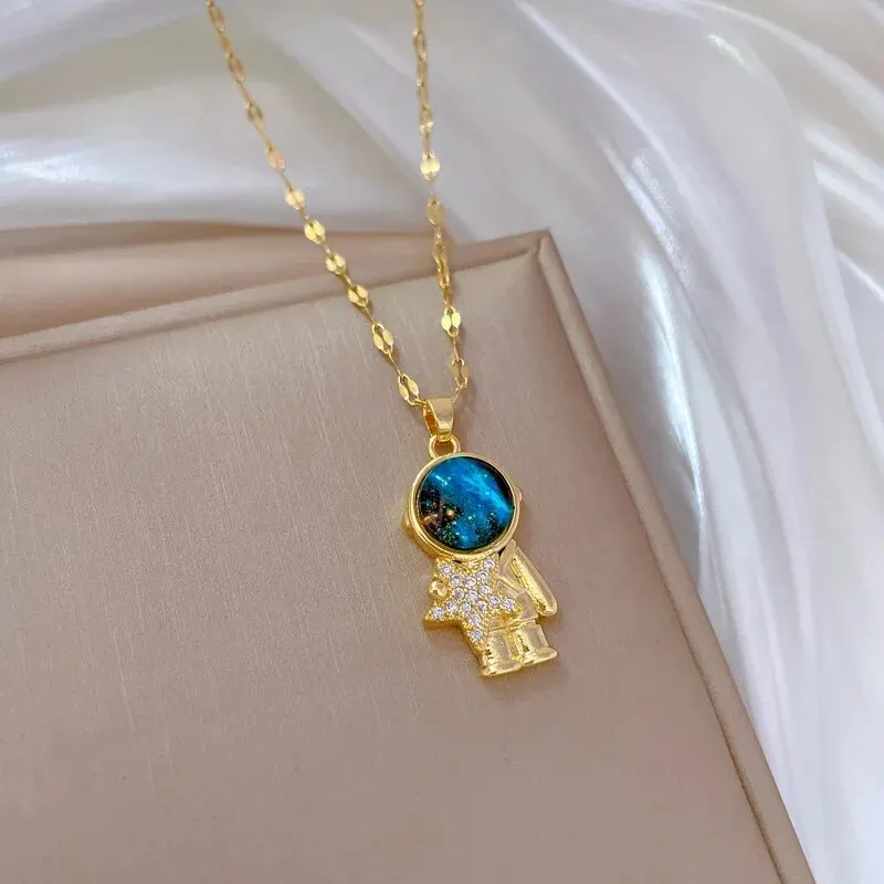 Collier planete etoile packaging