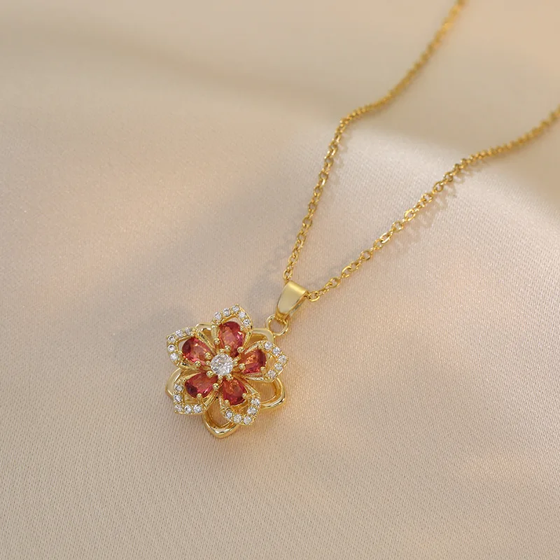 Collier Fleur de Cristal – Image 4