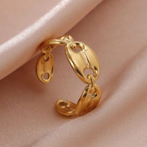 Bague Maille Marine