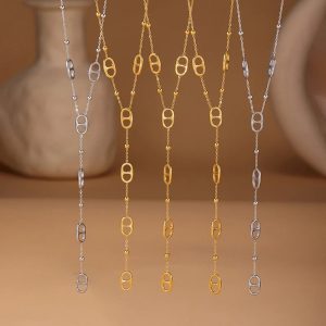 Collier Maille Marine Goutte