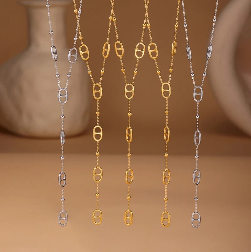 Collier Maille Marine Goutte
