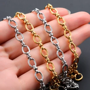 Collier Maillon Ovale